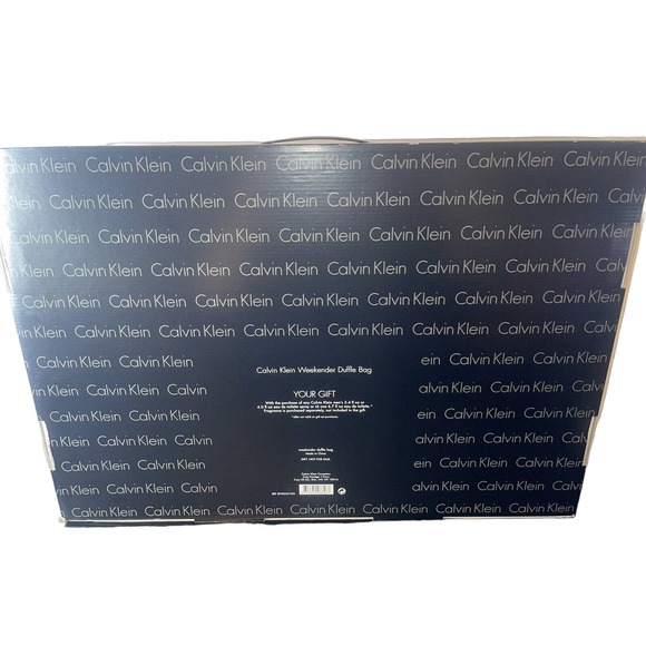 Calvin Klein Gray XL Weekender Duffle Bag w/ Straps & Handles, Travel Bag, Tote - Picture 2 of 15